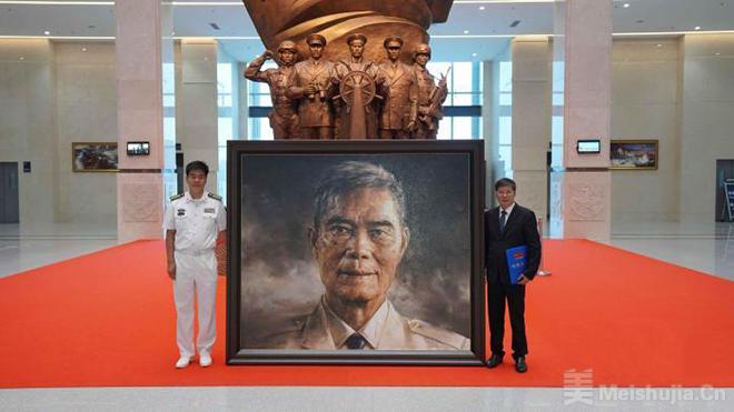 八六海战57周年 冯少协油画麦贤得入藏海军博物馆永久陈列